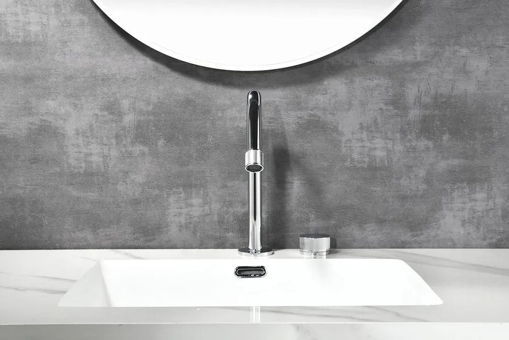 Смеситель для раковины Black&White Gravity 7108C chrome Sancos — официальный сайт