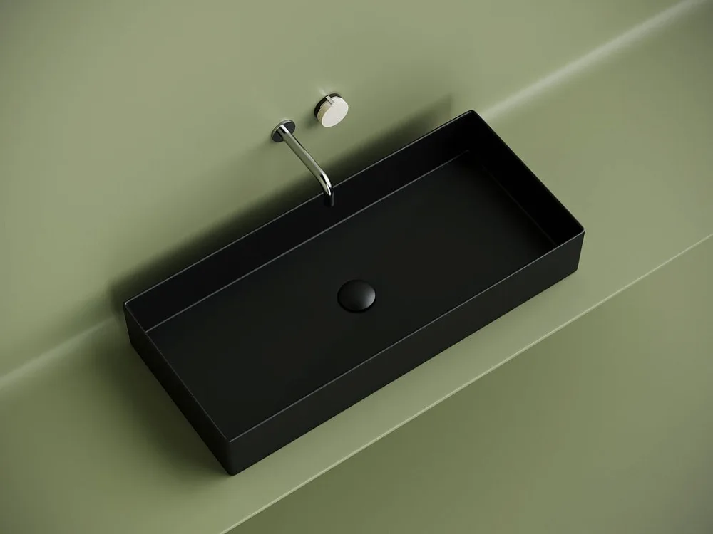Накладная раковина Ceramicanova Element CN6072MB черная матовая Sancos — официальный сайт