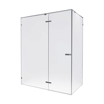 Душевой уголок RGW Stilvoll SV-040 100х90 профиль хром, стекло прозрачное