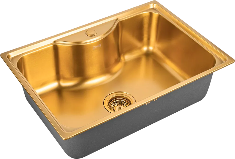 Мойка кухонная Zorg Inox PVD SZR 6545 BRONZE бронза Sancos — официальный сайт