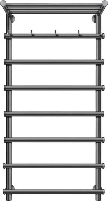 Полотенцесушитель электрический Secado Турин 1 КСП 100x60, графит, L