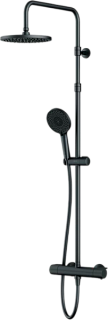 Душевая стойка AM.PM X-Joy F0785A422, черный матовый, с термостатом