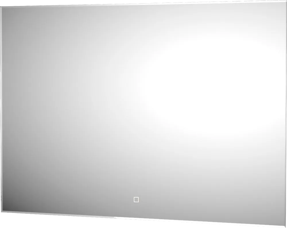 Зеркало Defesto Glow DF 2519SH 100х70 с LED-подсветкой, 3000 K, сенсорный выключатель