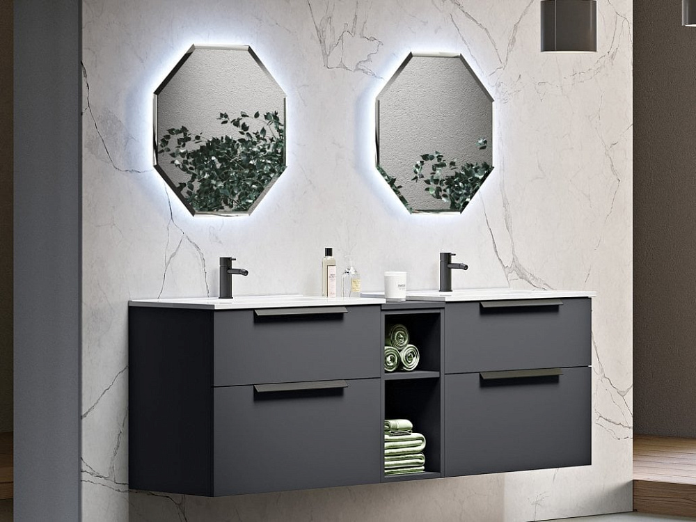 Зеркало Cezares 80x80 с LED-подсветкой