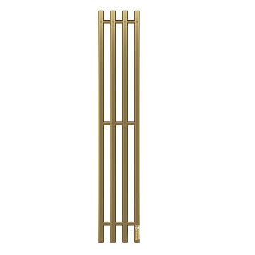 Полотенцесушитель электрический APEXTERMO Луна LN10113GL 110x18 см с крючками, матовое золото