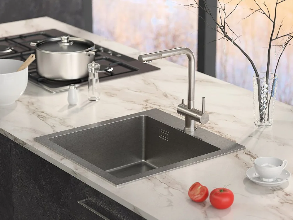 Смеситель для кухни Paulmark Skalen Sk213020-SS Sancos — официальный сайт