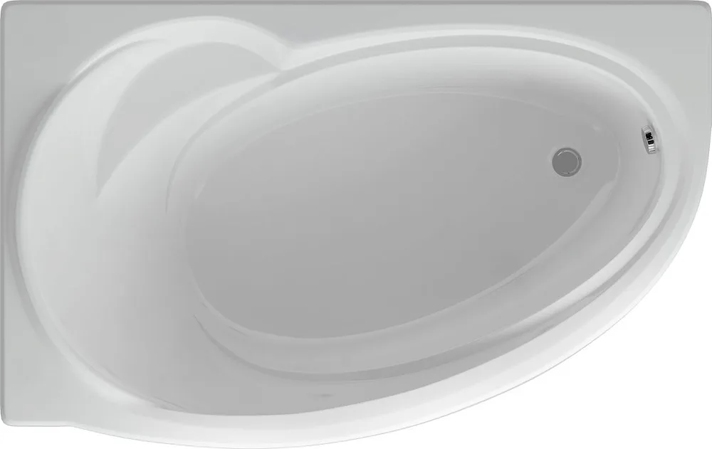 Акриловая ванна AQUATEK Бетта BET150-0000076 L 150x95 см, угловая, левая, пристенная, белая Sancos — официальный сайт