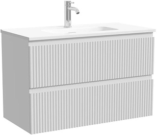 Тумба под раковину Sancos Snob R 80 подвесная Bianco (белый), SNR80/39W