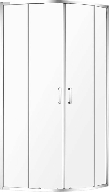 Душевой уголок AQUAme AQM3801F-8 80х80, профиль хром