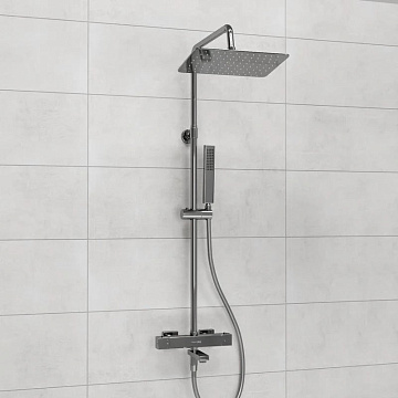 Душевая стойка Wasserkraft Aller A199.069.103.087.CH Thermo, с термостатом, хром