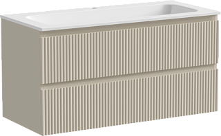 Тумба под раковину Sancos Snob R 100 подвесная Beige soft (капучино), SNR100CE