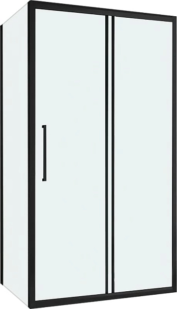Душевой уголок Abber Schwarzer Diamant AG30170BH-S80B 170x80, профиль черный, стекло прозрачное