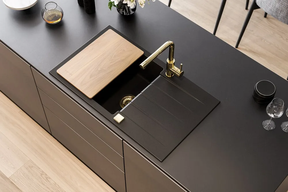 Мойка кухонная Alveus Cadit Granital 40 carbon Sancos — официальный сайт