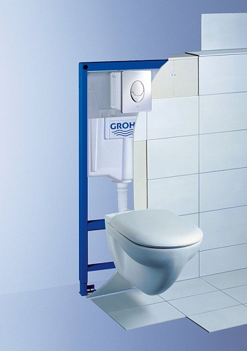 Система инсталляции для унитазов Grohe Rapid SL 38721001, 3 в 1 с кнопкой смыва