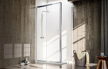 Душевой уголок Veconi Rovigo RV-072 110x70, профиль хром