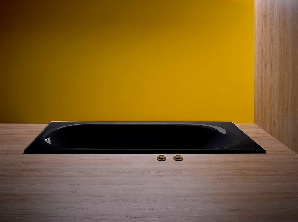 Стальная ванна Bette Comodo 180x80 см, встраиваемая, черная матовая, с самоочищающимся покрытием Sancos — официальный сайт