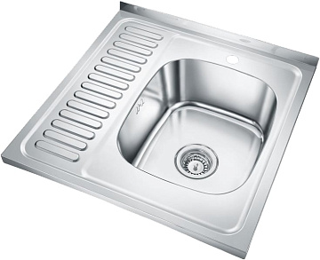 Мойка кухонная Emar Steel T6060RQ, R