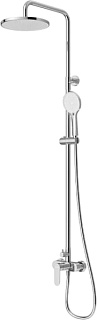 Душевая стойка Cezares Stylus STYLUS-CD-01, со смесителем, хром