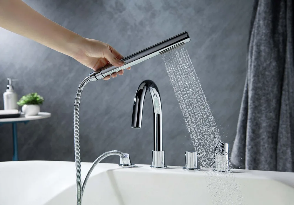 Смеситель на борт ванны AQUATEK Европа AQ1348CR, хром Sancos — официальный сайт