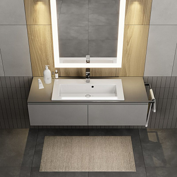 Раковина Uperwood Aurora 70 см, глянцевая белая