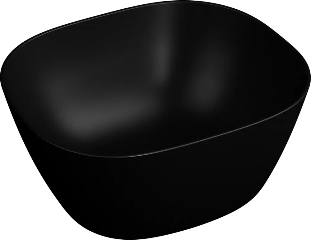 Накладная раковина VitrA Plural 7811B483-0016 высокая, матовая чёрная Sancos — официальный сайт