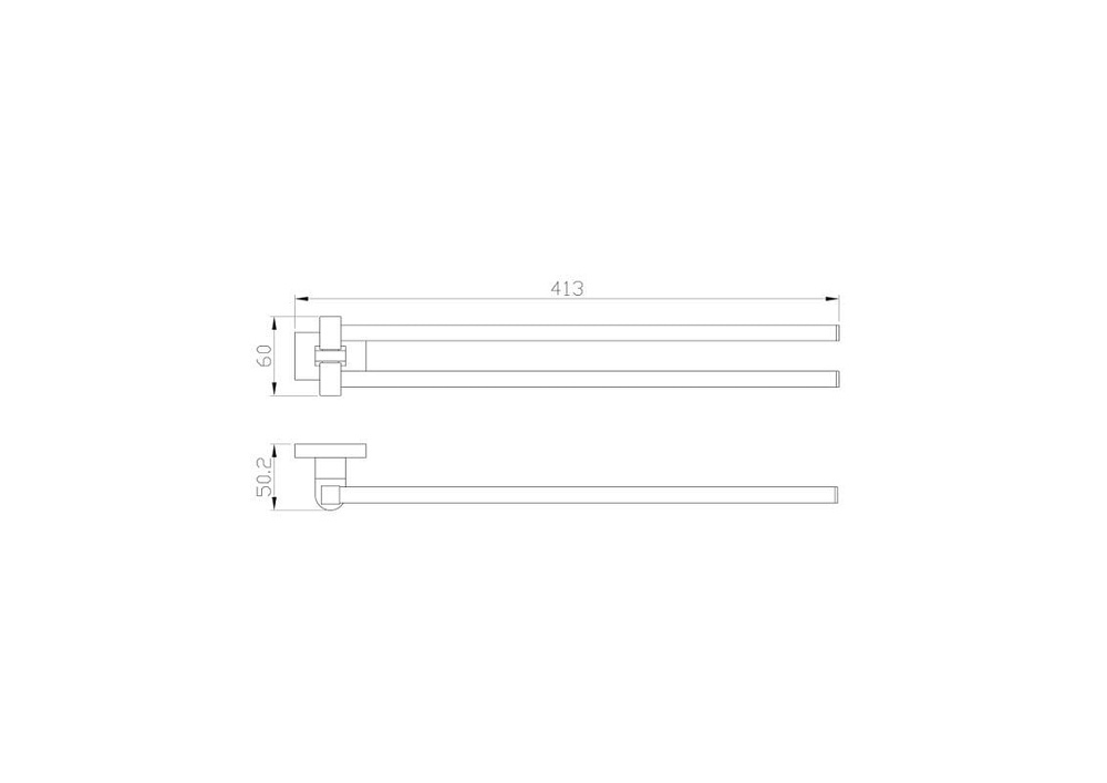Полотенцедержатель Wonzon & Woghand WW-9731 хром