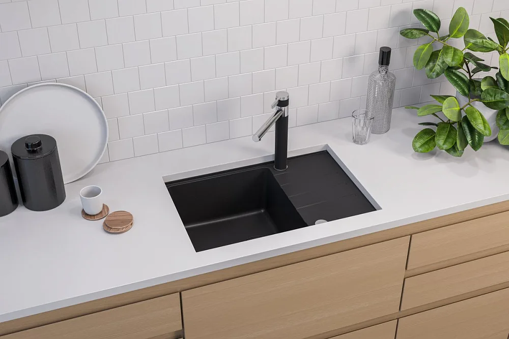 Мойка кухонная Alveus Intermezzo 40 1144968 carbon Sancos — официальный сайт