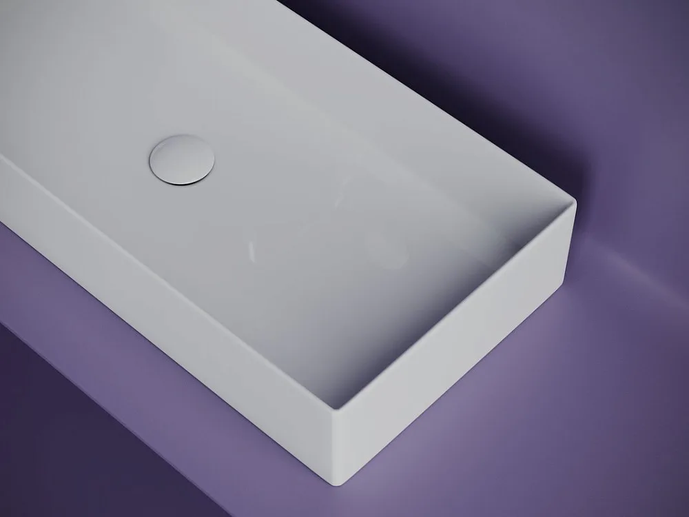 Накладная раковина Ceramicanova Element CN6072 белая глянцевая Sancos — официальный сайт
