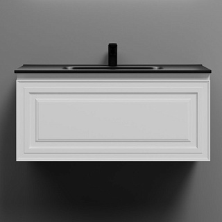 Тумба с раковиной Sancos Very 90 bianco, раковина CN7002MB