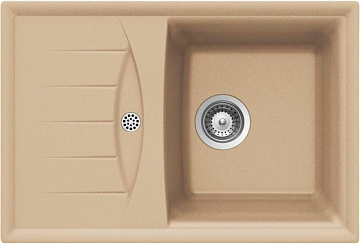 Мойка кухонная Schock Genius 45D Small (D-100S) Cristalite лунный камень