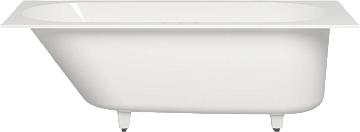 Ванна из искусственного камня Salini Ornella Kit S-Sense 170x70 см, встраиваемая, белая, на ножках, 