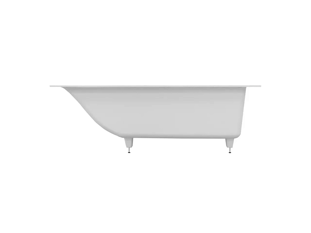 Ванна из искусственного камня Fontana Аура 180x70 см, пристенная, белая Sancos — официальный сайт