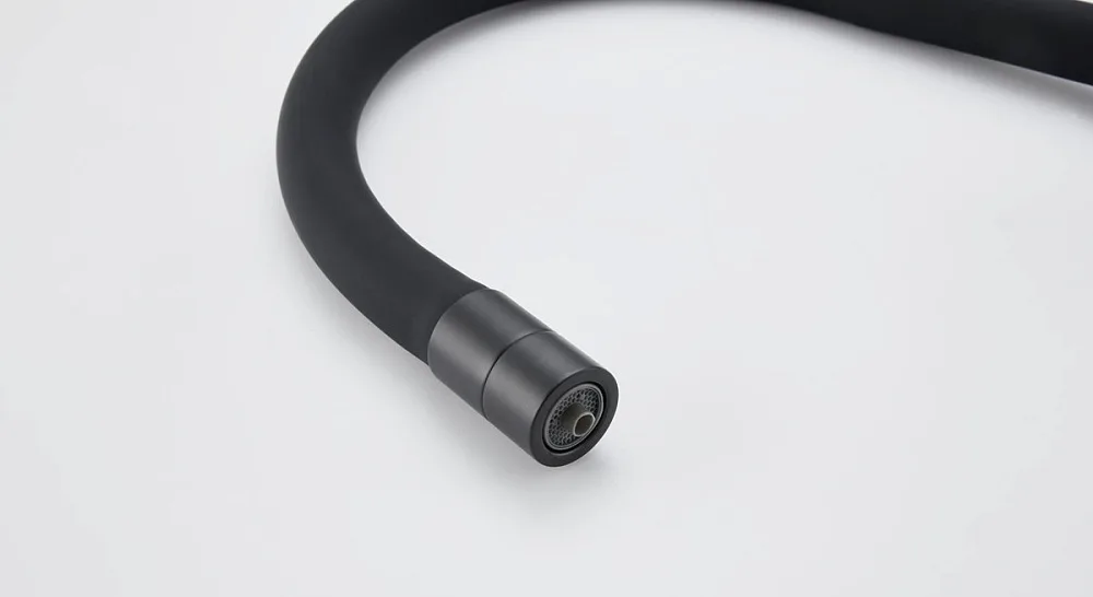 Смеситель для кухни Emar Steel ЕС - 3015 black Sancos — официальный сайт
