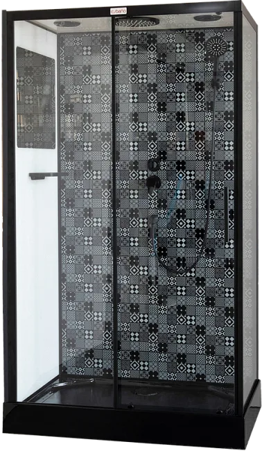 Душевая кабина Esbano Negro ESKBB1280CKR Sancos — Оригинал