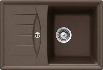 Мойка кухонная Schock Genius 45D Small (D-100S) Cristalite мокка