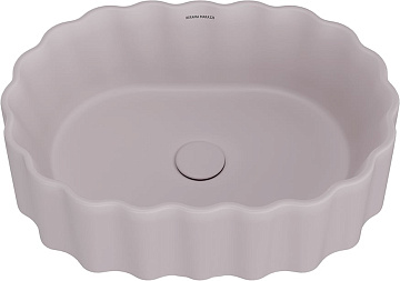 Накладная раковина KERAMA MARAZZI Conchiglia 50 мальва матовая