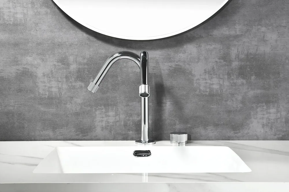 Смеситель для раковины Black&White Gravity 7108C chrome Sancos — официальный сайт