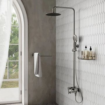 Душевая стойка Wasserkraft A14201, никель