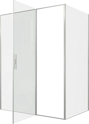 Душевой уголок Allen Brau Priority 160x100, профиль серебро браш, стекло прозрачное