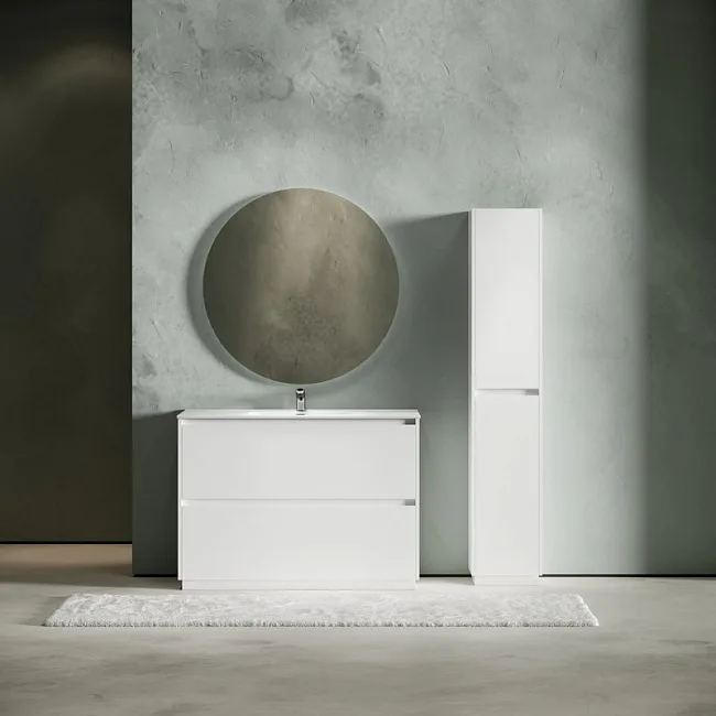 Тумба под раковину Sancos Libra Floor 120 напольный белый глянец, LB120F-1W Sancos — Оригинал