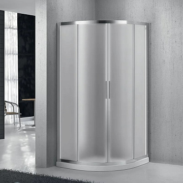 Душевой уголок BelBagno Sela R-2-90-P-Cr стекло рифленое