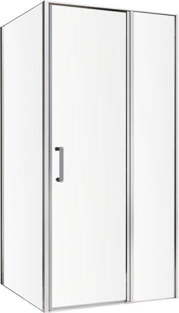 Душевой уголок Abber Sonnenstrand AG04100S-S70 100x70, профиль хром, стекло прозрачное