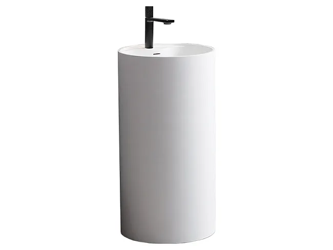 Раковина Uni-Flow Cilindro 1 FS503-450 Gloss White слив в стену Sancos — Оригинал