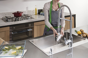Смеситель для кухни VitrA Masterline A42152EXP с гибким изливом