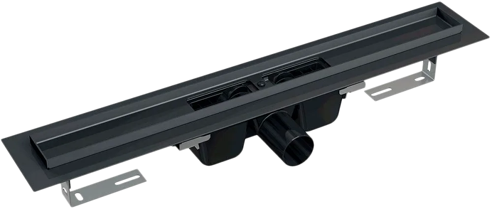 Душевой трап (лоток) AlcaPlast APZ1Black APZ1BLACK-850 без решетки Sancos — официальный сайт