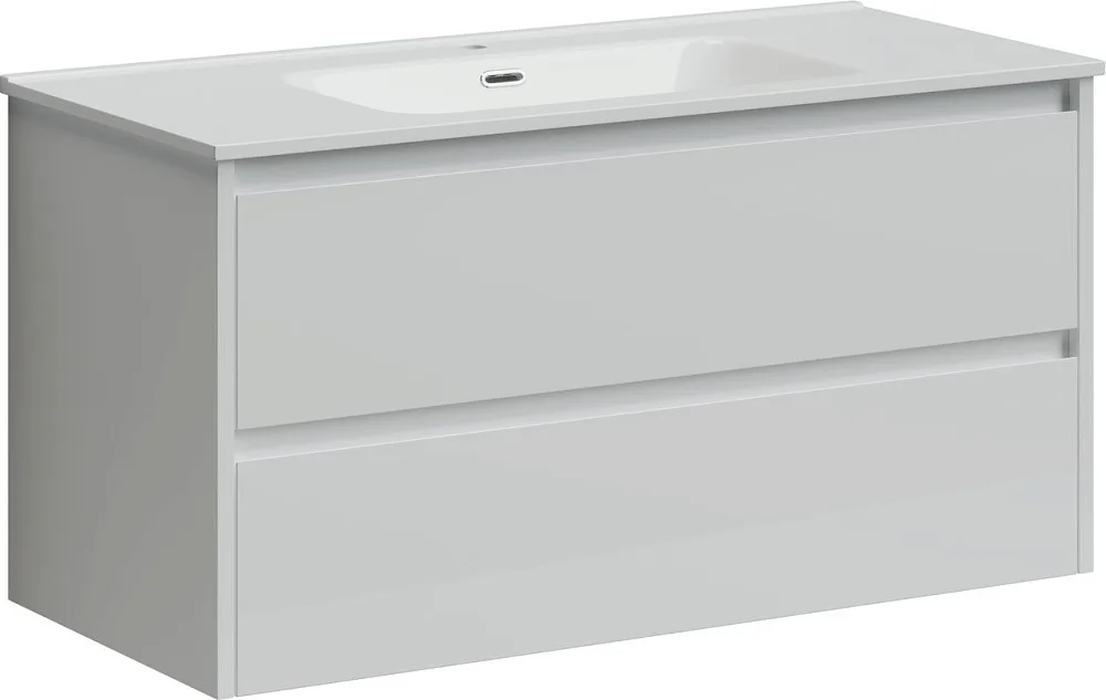Тумба под раковину Sancos Libra 100 подвесная белый глянец, LB100W Sancos — официальный сайт