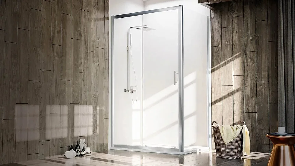 Душевой уголок Veconi Rovigo RV-072 150x70, профиль хром Sancos — официальный сайт