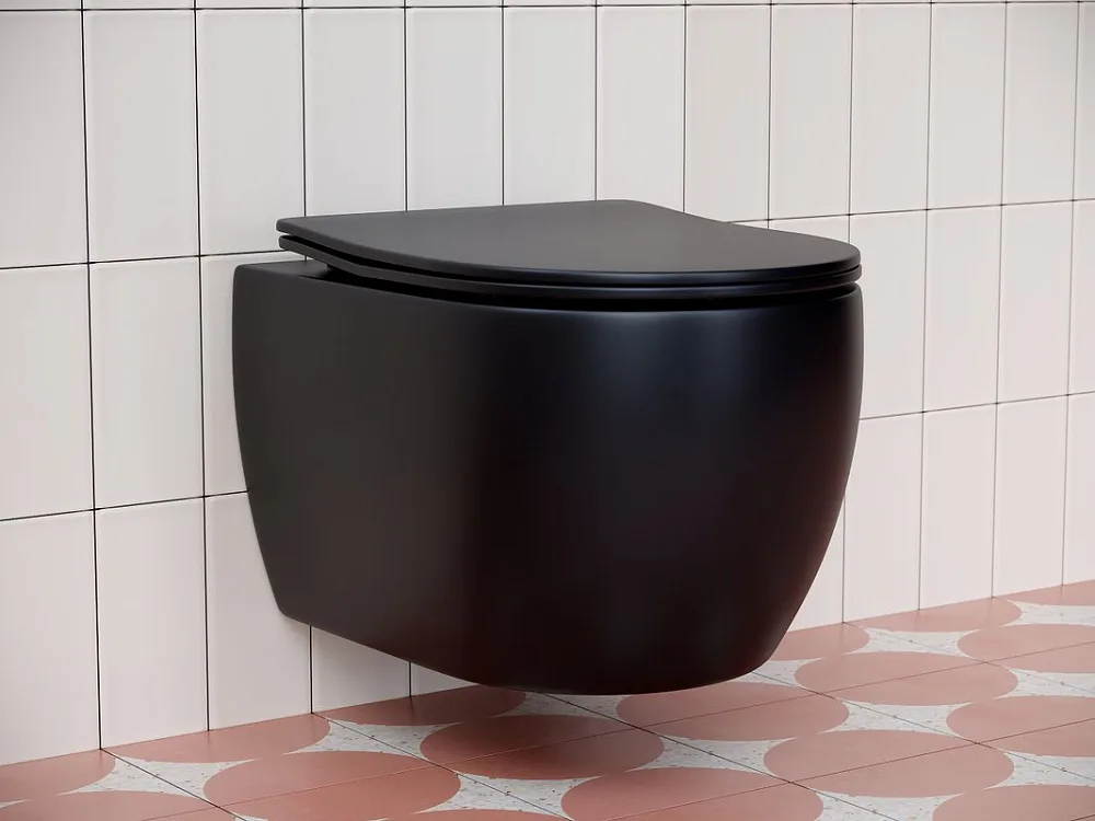 Унитаз подвесной Ceramicanova Play CN3001MB Sancos — официальный сайт
