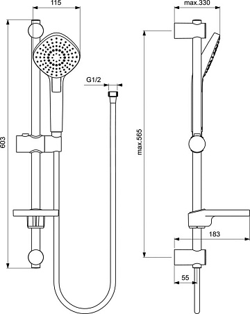 Комплект для ванной Ideal Standard Ceraplan III BD005AA