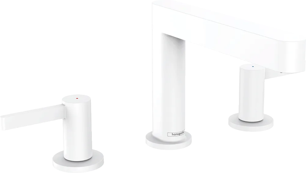 Смеситель для раковины Hansgrohe Finoris 110 76033700 матовый белый Sancos — официальный сайт